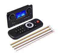 SRMAN 1 Set Scheda di Decodifica MP3 Bluetooth 5.0 Supporto Registrazione in Vivavoce FM DC 12V MP3 WMA WAV Ape FLAC Scheda Amplificatore Audio Decodificatore Audio in Plastica