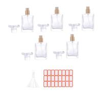 SRMAN 5 Flaconi da 30 Ml Piccoli Flaconi di Profumo Atomizzatore Cosmetico Contenitore Atomizzante Flacone In Vetro per Viaggi Durevoli