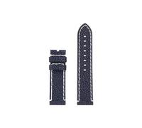 Srndsydak 22mm Cinturino for orologio in pelle stella marina adatto for Tissot T125.617 T120.417 /Black Knight/Hamilton/MIDO(Blue White-no buckle)