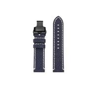 Srndsydak 22mm Cinturino for orologio in pelle stella marina adatto for Tissot T125.617 T120.417 /Black Knight/Hamilton/MIDO(Blue White-black Folding)