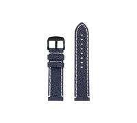 Srndsydak 22mm Cinturino for orologio in pelle stella marina adatto for Tissot T125.617 T120.417 /Black Knight/Hamilton/MIDO(Blue White-black)