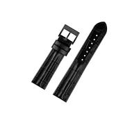 Srndsydak Cinturino for orologio Adatto for Hamilton Khaki Field Jazzmaster H32705551 H32625555 H32705521 20mm 22mm(Black-Black,22x20mm)