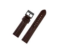 Srndsydak Cinturino for orologio Adatto for Hamilton Khaki Field Jazzmaster H32705551 H32625555 H32705521 20mm 22mm(Brown - Black,20x18mm)