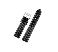 Srndsydak Cinturino for orologio Adatto for Hamilton Khaki Field Jazzmaster H32705551 H32625555 H32705521 20mm 22mm(Black White-Steel,20x18mm)