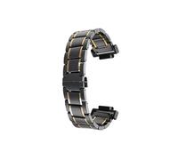 Srndsydak Cinturino for Orologio in Ceramica modificato Adatto for Casio GA110 GA-110GB/100/120 GA-700 GAX100 GD120(Black-Gold)