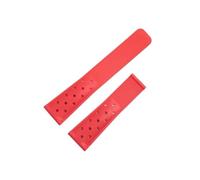Srndsydak Cinturino for orologio in gomma siliconica da 22mm Adatto for TAG Heuer MONACO F1 CAZ201 WAZ2113 CAZ1010 CARRERA FORMULA(Red no buckle)