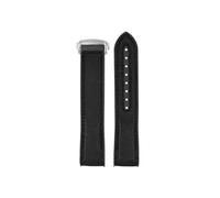 Srndsydak Cinturino for orologio in nylon e gomma curvato da 20mm 21mm 22mm, Adatto for Omega Seamaster 300 Ocean Planet(Black black steel,21mm)