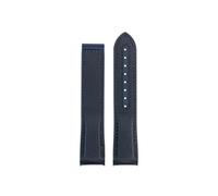 Srndsydak Cinturino for orologio in nylon e gomma curvato da 20mm 21mm 22mm, Adatto for Omega Seamaster 300 Ocean Planet(Blue Blue no buckle,22mm)