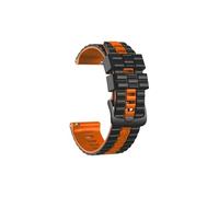 Srndsydak Cinturino in silicone da 22mm Adatto for POLAR Grit X/Pro/Titan/Vantage M /M2(Black Orange,For POLAR Vantage M)