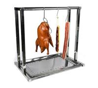 SRNSAEB Grill Barbecue Rack Griglia di Raffreddamento per Carne da Tavolo per Barbecue, Portata 60 kg, ripiano per griglia per Carne da Cucina Commerciale(Height - 100cm (39 2/5"))