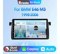 Srnubi 2 Din Android Wireless CarPlay Android Auto GPS WiFi BT Touch Screen Lettore multimediale per BMW E46 1998-2006 Car Stereo K3-NO GIFT