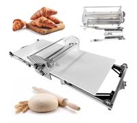 Srotolatrice Pieghevole Pasta Sfogliatrice Pasticceria Rullo Elettrico Per Impasto,Uso Commerciale E Domestico, Design Compatto Spessore Regolabile Per, Pizza Croissant