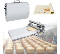 Srotolatrice Pieghevole Per Pasta Rullo Manuale Impasto, Sfogliatrice Pasticceria, uso Commerciale E Domestico, Design Compatto Spessore Regolabile Per Pizza Perfetta, Croissant