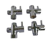SROUPSUTKK Deviatore d'acqua a tre vie, adattatore a T, deviatori for doccia, connettore for WC, bidet, separatore, valvola di divisione del rubinetto Valvola angolare per bagno.(Type 3)