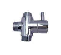 SROUPSUTKK Deviatore d'acqua a tre vie, adattatore a T, deviatori for doccia, connettore for WC, bidet, separatore, valvola di divisione del rubinetto Valvola angolare per bagno.(160CM)