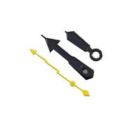 SROUPSUTKK NH35 Lancette Tutto Nero Luce Notturna Verde Debole Secondi Orologio Puntatore Adatto for Movimento HN35/36 4R 7S
