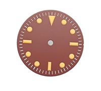 SROUPSUTKK Quadrante rosso for scala arancione senza data Accessori for orologi Non luminoso Adatto al for NH35 8215 2836