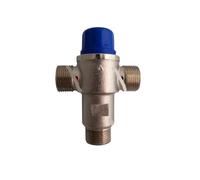 SROUPSUTKK Valvola deviatrice termostatica in ottone, valvola di commutazione automatica for scaldabagno solare, a tre vie for gas DN15 DN20 DN25 DN32 Valvola angolare per bagno.(DN20)