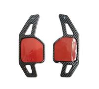 SRQORT Accessori Interni 2 Pezzi Volante per Auto Paddle ABS Paddle Cambio Accessori per A3 A4L A5 A6L A7 A8 S3 S5 SQ5 RS3 R8 Q3 Q5 Q7 S6 S7 Auto Interterior Accessori(Nero)