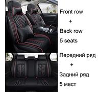 SRQORT Auto Copri-sedili 5d Coprisedili Auto Per Buick Per Enclave Per Cascada Per Encore Per Lacrosse Per Excelle Per Regal Per Tourx Gl8(Black Red line,Luxury)