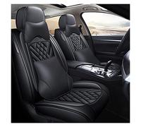 SRQORT Auto Copri-sedili Coprisedile Per Auto Anteriore + Posteriore Per Mercedes Classe S W220 W221 S350 S400 S430 S450 S600 Accessori Per Interni Auto(Nero,A)