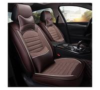 SRQORT Auto Copri-sedili Coprisedile Per Auto In Pelle Per Mitsubishi Per Lancer 10 Per Asx Per Pajero 4 2 Per Outlander Xl Coprisedili Universali Per Auto(All coffee,A)