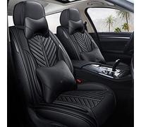 SRQORT Auto Copri-sedili Coprisedili Per Auto 5d Per Lexus Es Ct Is Gs Gx Ls Lx Nx Rx Gs450h Ls350 Ls430 Ls460 Lx570 Nx200 Rx300 Rc-rc F Set Protezioni Coprisedili Anteriori E Posteriori(Nero,Luxury)