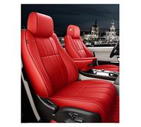 SRQORT Auto Copri-sedili Coprisedili Per Auto Personalizzati Set Completo In Vera Pelle Specifico Per Land Per Ranger Per Ranger Per Rover Per Ranger Per Discovery Per Ranger Rover(Rosso)