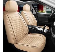 SRQORT Auto Copri-sedili Coprisedili Universali Per Auto Per Nissan Per Qashqai J11 Per Marzo Per Versa Per Calci Per Tiida(Beige)