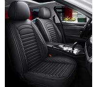 SRQORT Auto Copri-sedili Coprisedili Universali Per Auto Per Nissan Per Qashqai J11 Per Marzo Per Versa Per Calci Per Tiida(Nero)