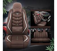 SRQORT Auto Copri-sedili Per Toyota Per Avensis T25 Per Camry 40 Copertura Sede Dell'automobile Per Desiderio Per Aqua Per Aygo Per Corolla E150 Per Fortuner Per Prius 20 Per Chr(Caffè,Deluxe)