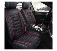 SRQORT Auto Copri-sedili Set Completo Copertura Di Sede Dell'automobile Per Toyota Per Aygo Per Avensis T25 T27 Per Corolla Per Yaris Per Chr Per Estima Per Camry Per Rav4(Nero rosso)