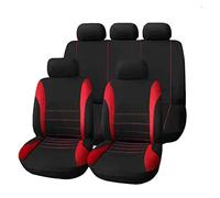 SRQORT Auto Copri-sedili Set Di Coprisedili Per Auto Personalizzati In Seta Lce Per Opel Astra HGJ Per Insignia Per Vectra B Per Meriva Per Vectra C Per Mokka(Rosso,B)