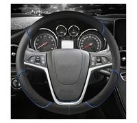 SRQORT Coprivolante Auto Coprivolante in Pelle PU per Opel per Mokka 2013 2014 2015 2016 Accessori Auto Custodia Volante Auto(Blu)
