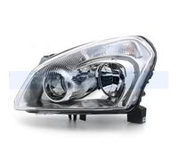 SRQORT Faro Copertura in Vetro Faro alogeno Paraurti Anteriore Faro Lampada per Nissan per Qashqai 2008-2015 Faro Faro Indicatore di direzione Senza Lampadina Faro Anteriore(Left Side)