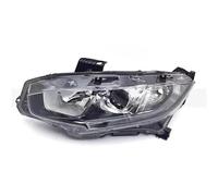 SRQORT Faro Copertura in Vetro Faro Anteriore per paraurti Anteriore per Civic 10th 2016-2020, Faro Anteriore Automatico, Copertura Faro, Guscio di aggiornamento LED Faro Anteriore(Left 1)