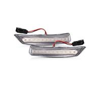 SRQORT Indicatore Direzione Per Dodge Per Grand Per Caravan 2008-2018 2 Pezzi Sequenziale Specchietto Retrovisore Laterale Luce Di Direzione 12V(Crystal)