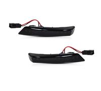 SRQORT Indicatore Direzione Per Dodge Per Grand Per Caravan 2008-2018 2 Pezzi Sequenziale Specchietto Retrovisore Laterale Luce Di Direzione 12V(Smoked)