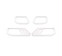 SRQORT Maniglia Interna Porta Auto Maniglia Interna Porta Scratch Protezione Copertura Telaio Trim per Ford per Bronco 2021-2024 Accessori Interni Bianco Maniglie Interne Porte