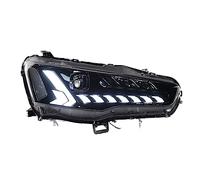 SRQORT Per Mitsubishi Per Lancer LED 2008-2016 Auto Luci Anteriori Del Faro Automotive Faro Dinamico Indicatore Di Direzione Lente Alloggiamento Fari(White side type)