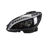SRQORT Per W204 C200 2007-2010 C300 C260 Tipo Di Auto Faro Anteriore Automotive LED Modificato Testa Della Lampada Styling Dinamico Indicatore Di Direzione Lente Alloggiamento Fari(Xenon)