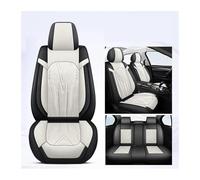 SRQORT Set coprisedili auto Per Skoda Per Karoq Per Rapid Set Completo Di Coprisedili Auto In Pelle Universale Accessori Coprisedile Auto(Black White)