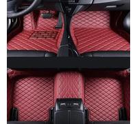 SRQORT Tappetini Macchina per Citroen DS3 2011 2012 2013 2014-2017 Tappetini Auto Tappetini Auto Personalizzati in Pelle Sintetica Accessori Interni Tappetini Moquette(Vino Rosso)