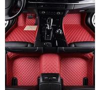 SRQORT Tappetini Macchina per Jaguar F-Pace dal 2015 al 2020 Dettagli Interni Accessori per Auto Tappetini Personalizzati Tappetini Moquette(Rosso)