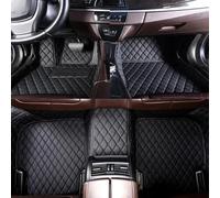 SRQORT Tappetini Macchina per Kia per Rio 4 2017 2018 2019 Tappetini Auto Tappetini Auto Personalizzati Tappetini Auto Antiscivolo in Similpelle Accessori Interni Tappetini Moquette(Nero)