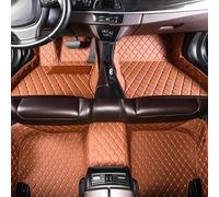 SRQORT Tappetini Macchina per Kia per Rio 4 2017 2018 2019 Tappetini Auto Tappetini Auto Personalizzati Tappetini Auto Antiscivolo in Similpelle Accessori Interni Tappetini Moquette(Marrone)