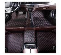SRQORT Tappetini Macchina Tappetini Auto Personalizzati per Hyundai HB20 2012-2017 in Similpelle Antiscivolo Accessori Interni per Auto Tappetini Moquette(Black-Red)