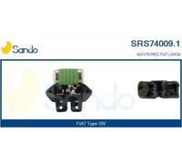 SRS74009.1 SANDO Resistore addizionale, Elettromotore-Ventola radiatore per ALFA