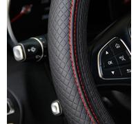 SRTMIRJJ Coprivolante Auto in Pelle per Opel Vivaro 2006 2007 2008 2009, Universale 37-38 Cm Protezione Custodia Volante Auto Durevole Antiscivolo per Donna/Uomo,B