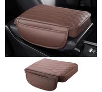 SRTMIRJJ Cuscino per Bracciolo Auto in Pelle per Alfa Romeo Stelvio 2017-2024, Imbottitura Bracciolo Auto Copri Bracciolo per Console Centrale Auto,C-32 * 22 * 5